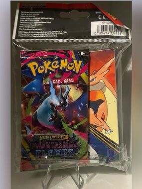 Pokémon TCG: Mini Portfolio - MEGA CHARIZARD X Print - 1 Booster Pack